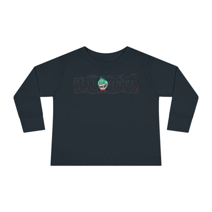 Toddler Long Sleeve Tee - Happy halloween by super kiddo Printify