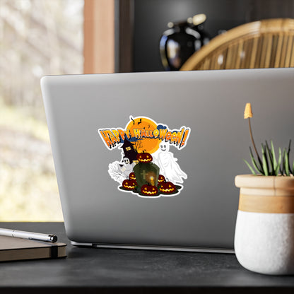 Halloween Kiss-Cut Vinyl Decals – Happy holloween - cemetery - [[{"value":"Wonderwear Kid"}]]