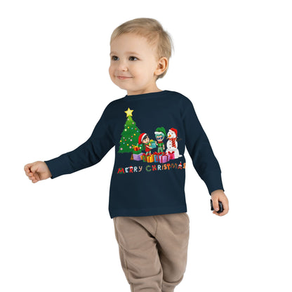 Toddler Long Sleeve Tee - Super kiddo preparing gifts - [[{"value":"Wonderwear Kid"}]]
