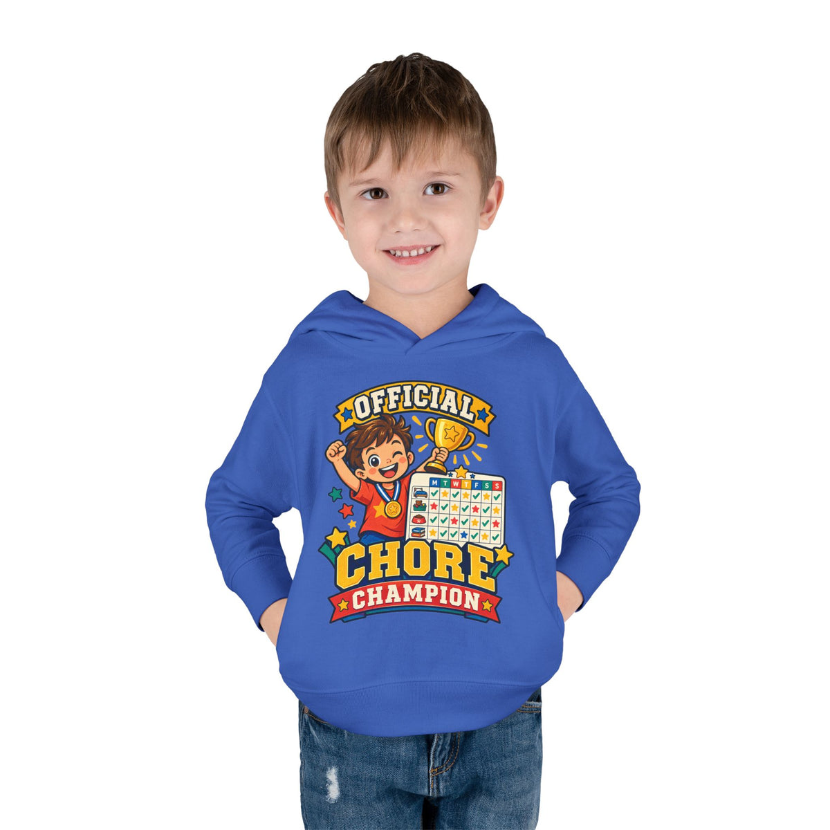 Toddler Hoodie — Official Chore Champion Badge