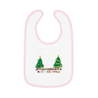 Baby Bib - Christmas and snowing - [[{"value":"Wonderwear Kid"}]]