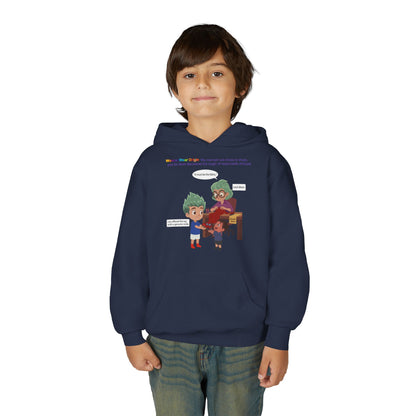 Youth Heavy Blend Hooded Sweatshirt - WonderWear Origin - [[{"value":"Wonderwear Kid"}]]