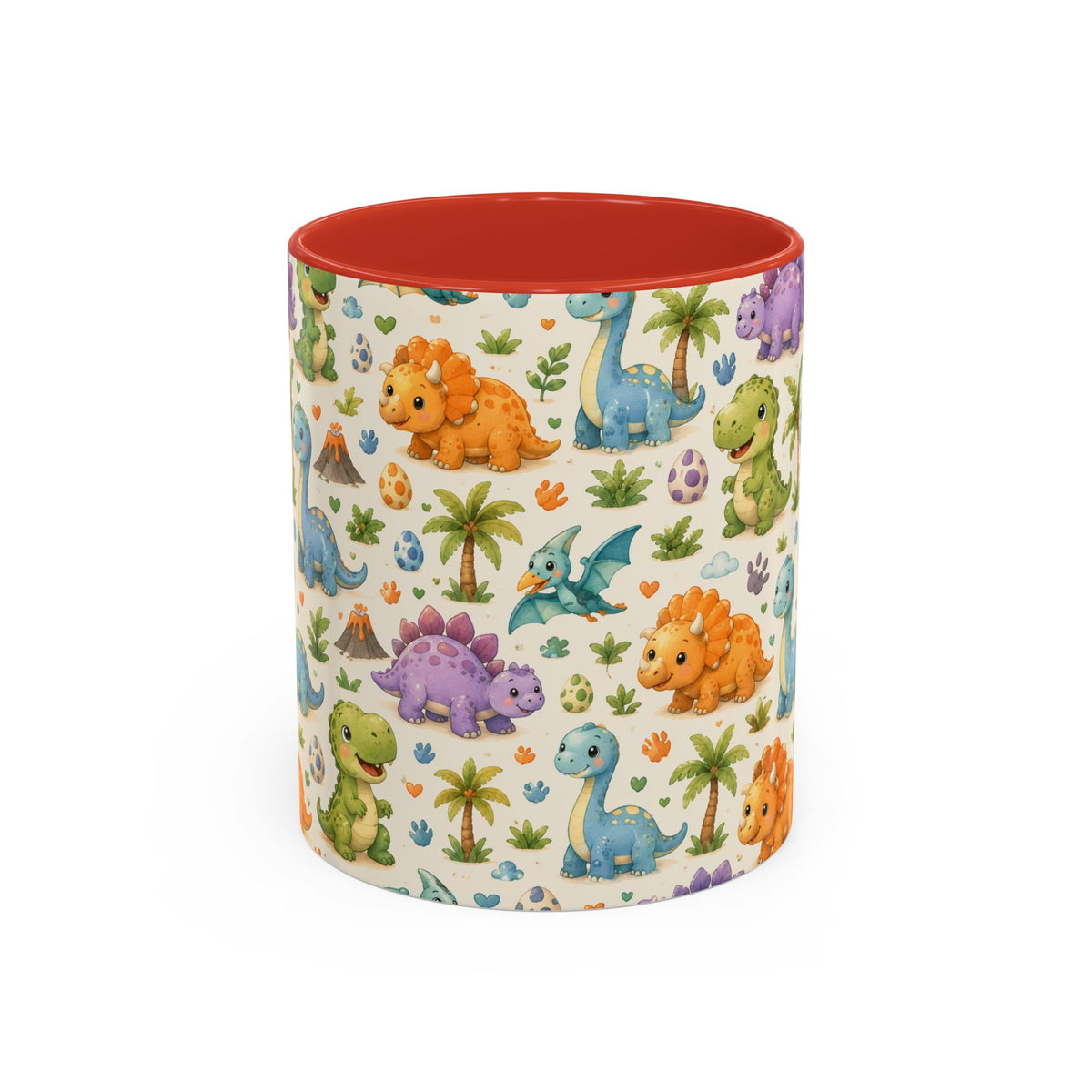 Accent Coffee Mug  (11/15 oz) - Baby Dinosaurs Nursery