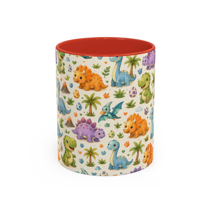 Accent Coffee Mug  (11/15 oz) - Baby Dinosaurs Nursery