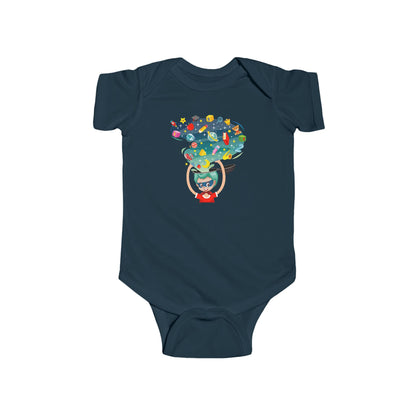 Infant Fine Jersey Bodysuit - Super kiddo - super mind - [[{"value":"Wonderwear Kid"}]]