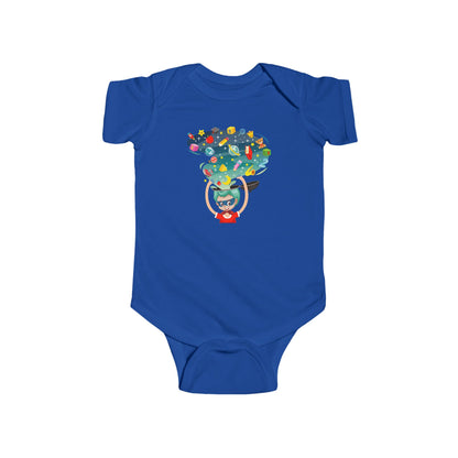 Infant Fine Jersey Bodysuit - Super kiddo - super mind - [[{"value":"Wonderwear Kid"}]]
