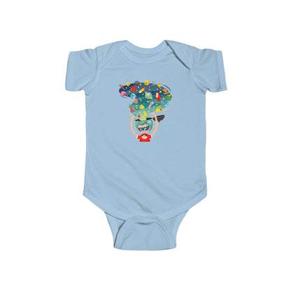 Infant Fine Jersey Bodysuit - Super kiddo - super mind - [[{"value":"Wonderwear Kid"}]]