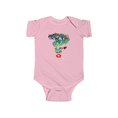 Infant Fine Jersey Bodysuit - Super kiddo - super mind - [[{"value":"Wonderwear Kid"}]]