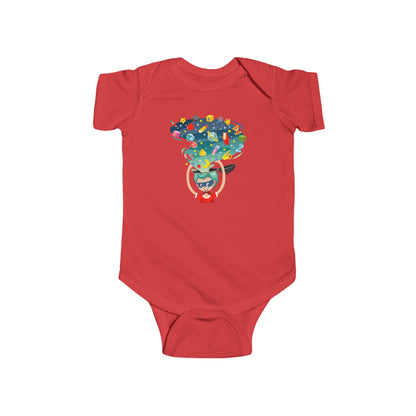 Infant Fine Jersey Bodysuit - Super kiddo - super mind - [[{"value":"Wonderwear Kid"}]]