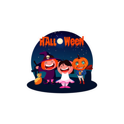 Halloween Kiss-Cut Vinyl Decals – Super kiddo wearing pumpkin - [[{"value":"Wonderwear Kid"}]]