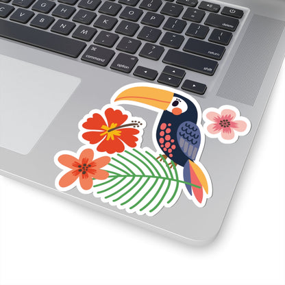 Kiss-cut stickers - Toucan bird Printify
