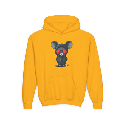 Kids Cool Mouse Hoodie Printify