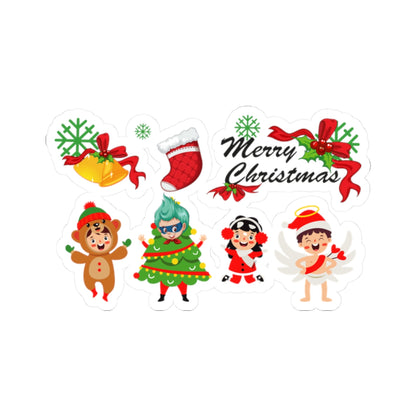 Kiss-Cut Stickers - Merry christmas from super kid - [[{"value":"Wonderwear Kid"}]]
