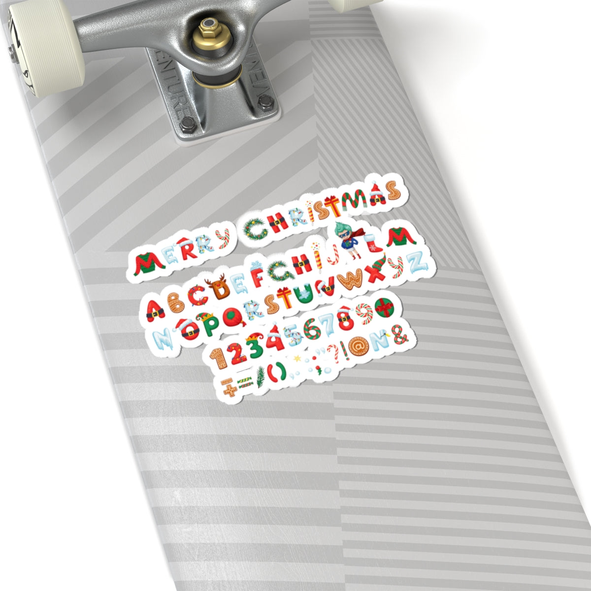 Kiss-Cut Stickers - Christmas alphabet - [[{"value":"Wonderwear Kid"}]]