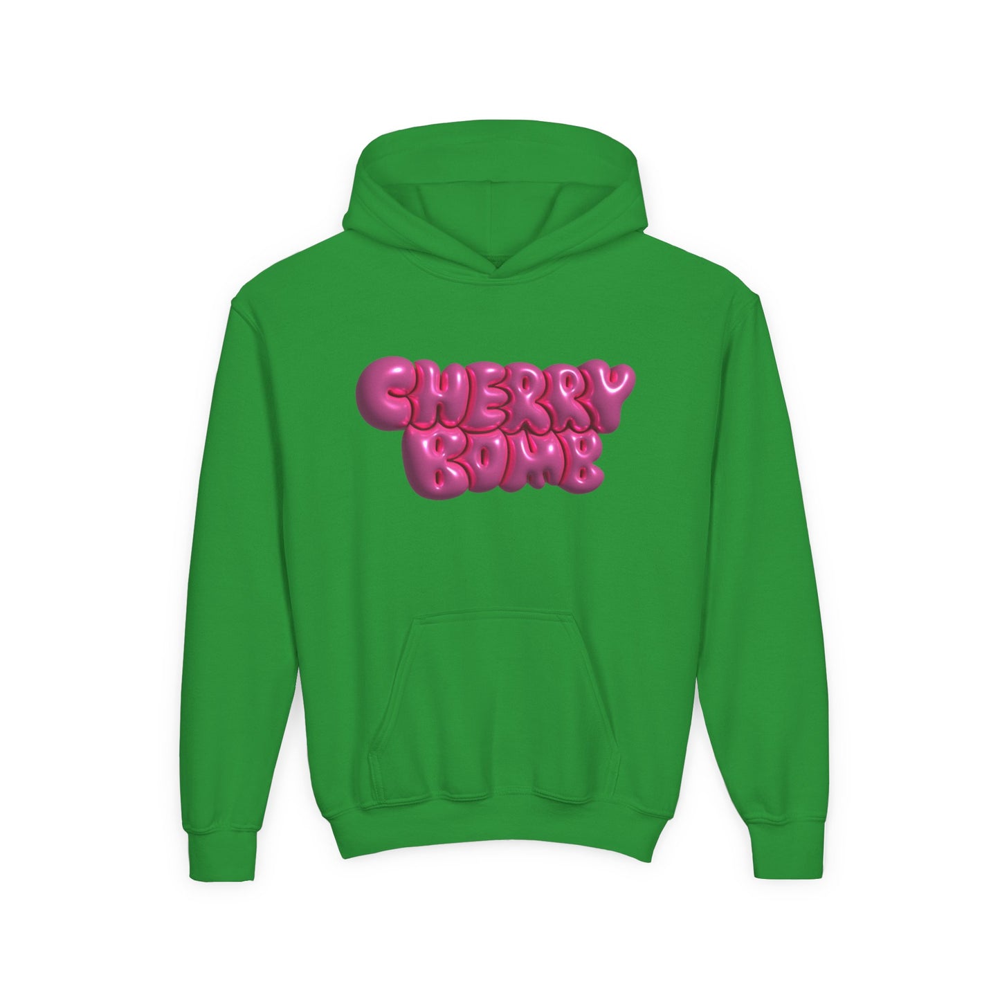 Youth Heavy Blend Hooded Sweatshirt - Cherry Bomb