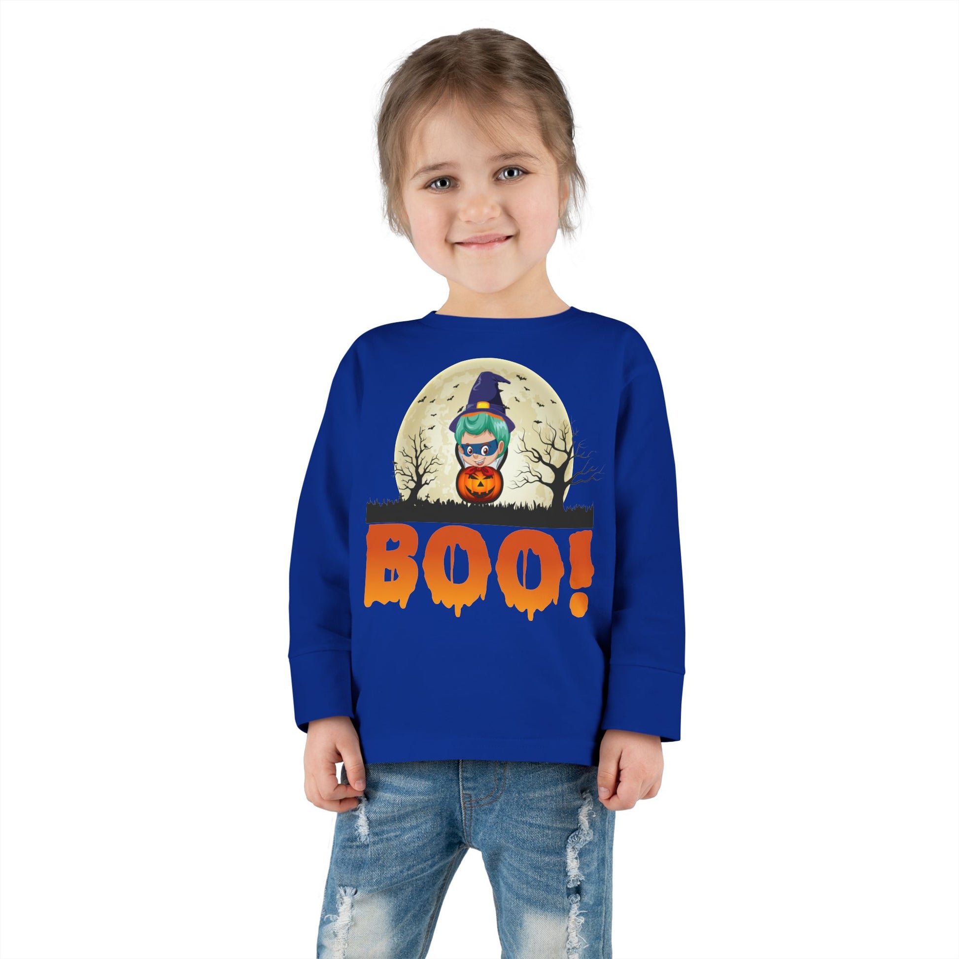 Toddler Long Sleeve Tee - Boo - [[{"value":"Wonderwear Kid"}]]