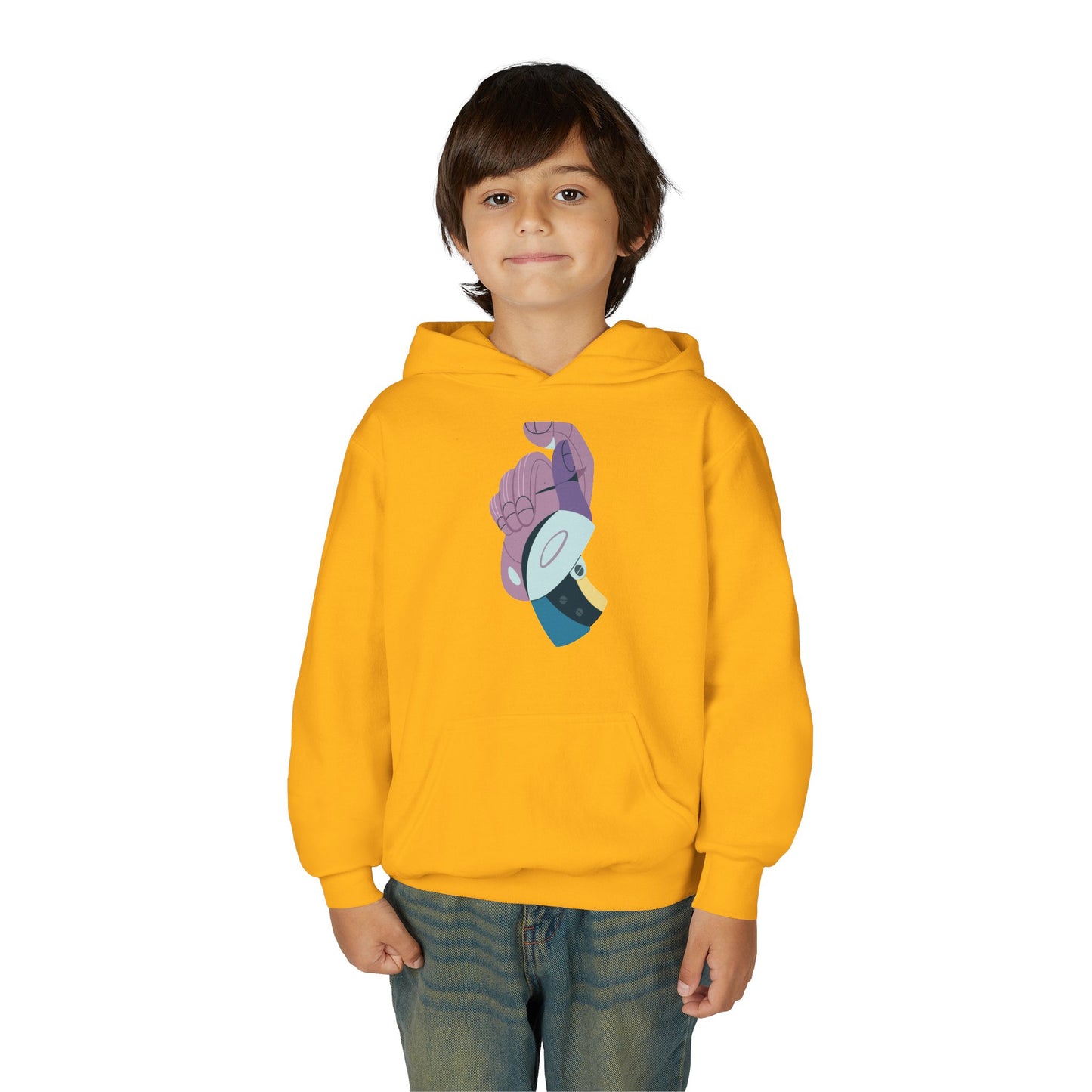 Youth Heavy Blend Hooded Sweatshirt - Hand