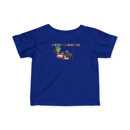 Infant Fine Jersey Tee - Super kiddo woith pet friends - [[{"value":"Wonderwear Kid"}]]