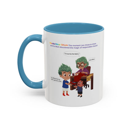 Accent Coffee Mug - WonderWear Origin - [[{"value":"Wonderwear Kid"}]]