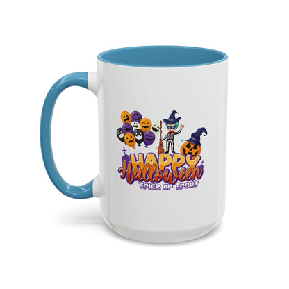 Accent Coffee Mug - Happy halloween trick or treat - [[{"value":"Wonderwear Kid"}]]