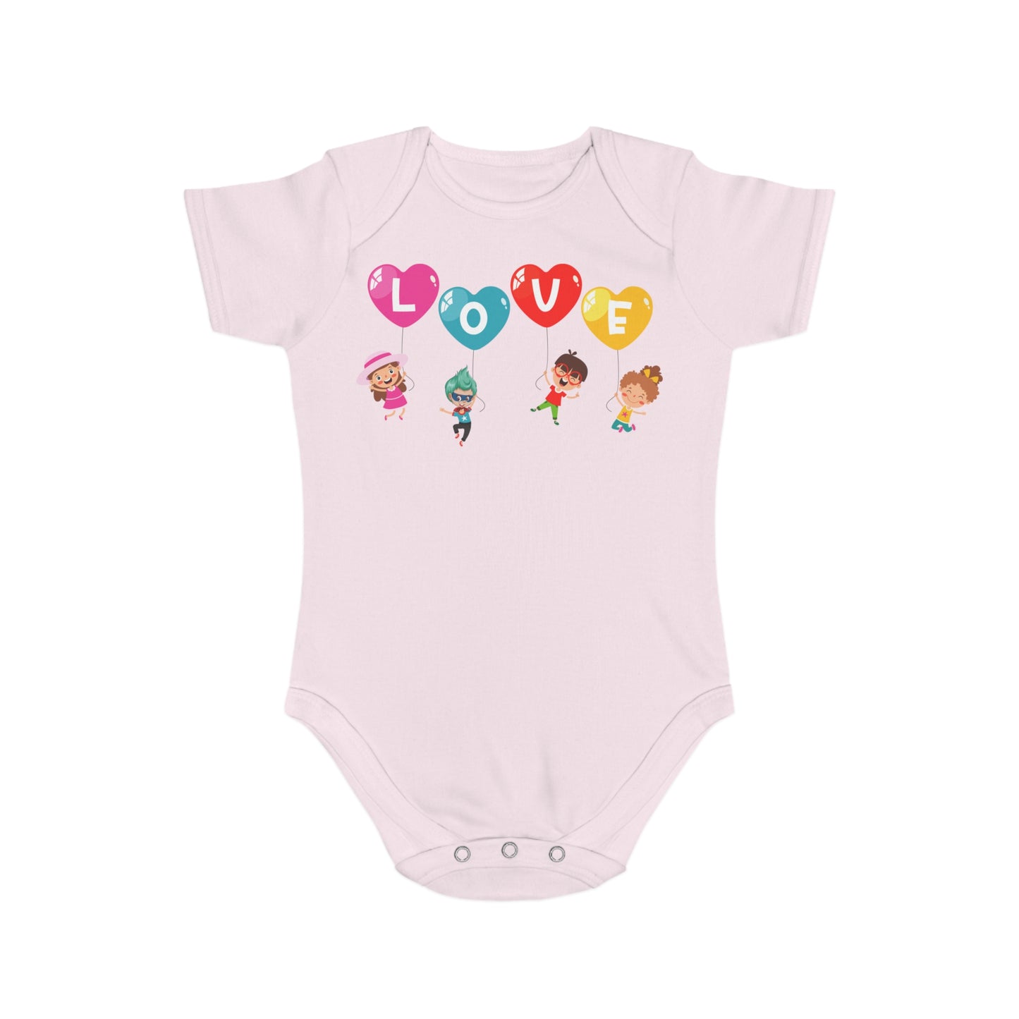 Infant Fine Jersey Bodysuit - Valentines -  Love - [[{"value":"Wonderwear Kid"}]]