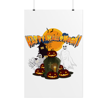 Rolled Posters - Happy holloween - cemetery - [[{"value":"Wonderwear Kid"}]]