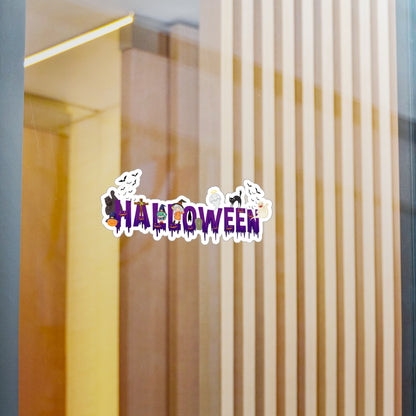 Halloween Kiss-Cut Vinyl Decals – Holloween word Printify