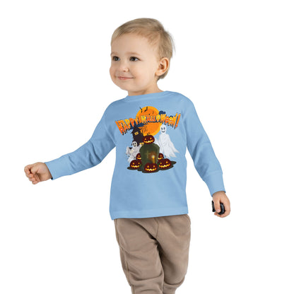 Toddler Long Sleeve Tee - Happy holloween - cemetery - [[{"value":"Wonderwear Kid"}]]