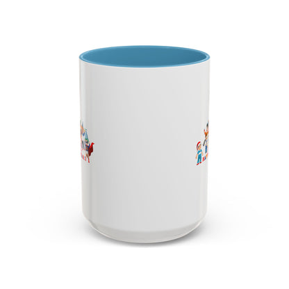 Accent Coffee Mug - Happy new year from super kiddo - [[{"value":"Wonderwear Kid"}]]