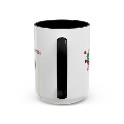 Accent Coffee Mug - Super kiddo woith pet friends - [[{"value":"Wonderwear Kid"}]]