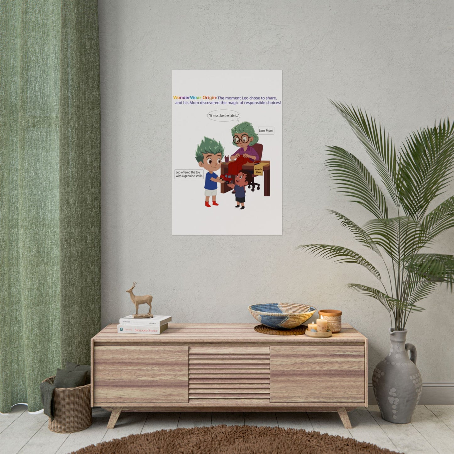 Rolled Posters - WonderWear Origin - [[{"value":"Wonderwear Kid"}]]