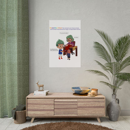 Rolled Posters - WonderWear Origin - [[{"value":"Wonderwear Kid"}]]