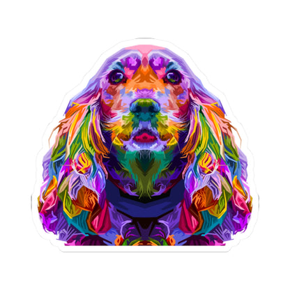 Kiss-Cut Stickers - The golden retriever Printify