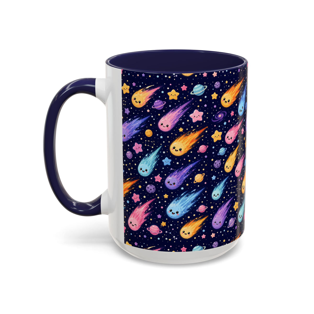 Accent Coffee Mug  (11/15 oz) - Cosmic Comet
