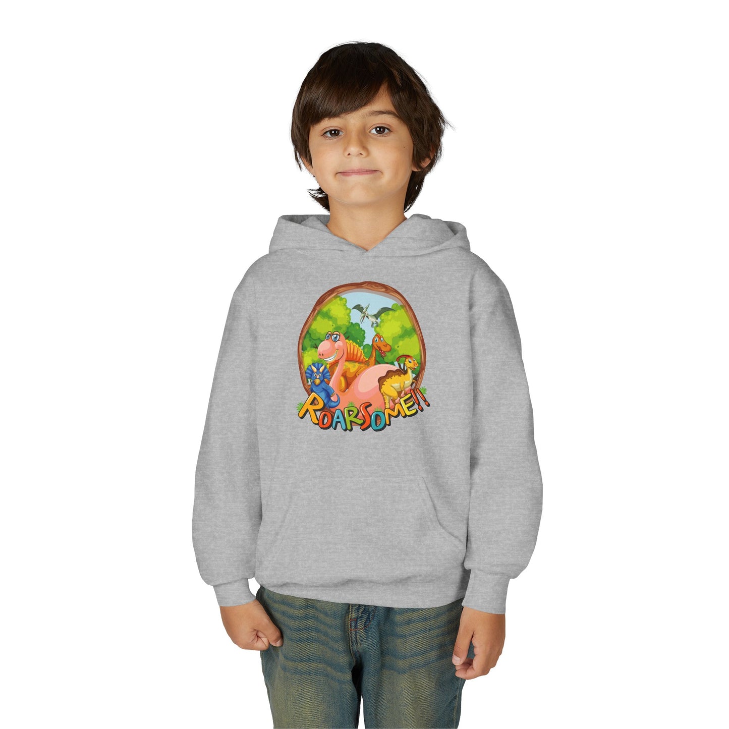 Youth Heavy Blend Hooded Sweatshirt - Roarsome