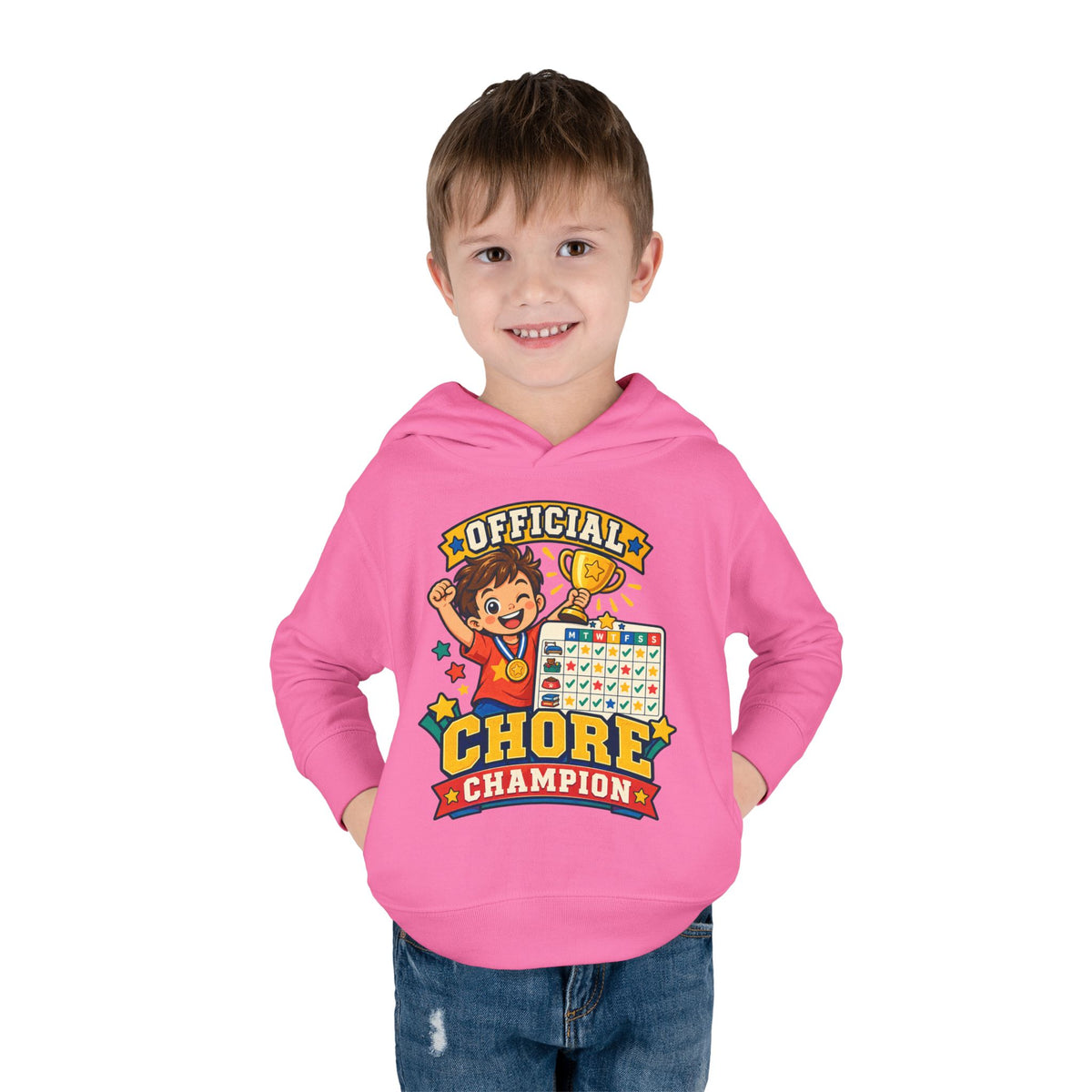 Toddler Hoodie — Official Chore Champion Badge