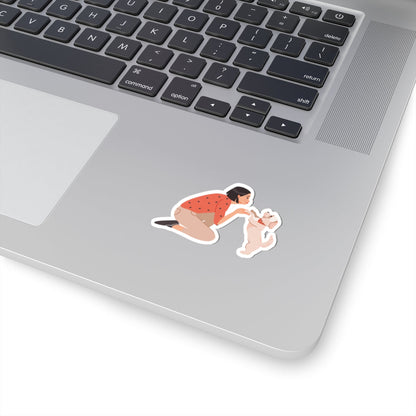 Kiss-Cut Stickers - Dog mom Printify