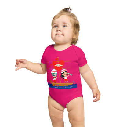 Infant Fine Jersey Bodysuit - Valentines -  Love sailing - [[{"value":"Wonderwear Kid"}]]