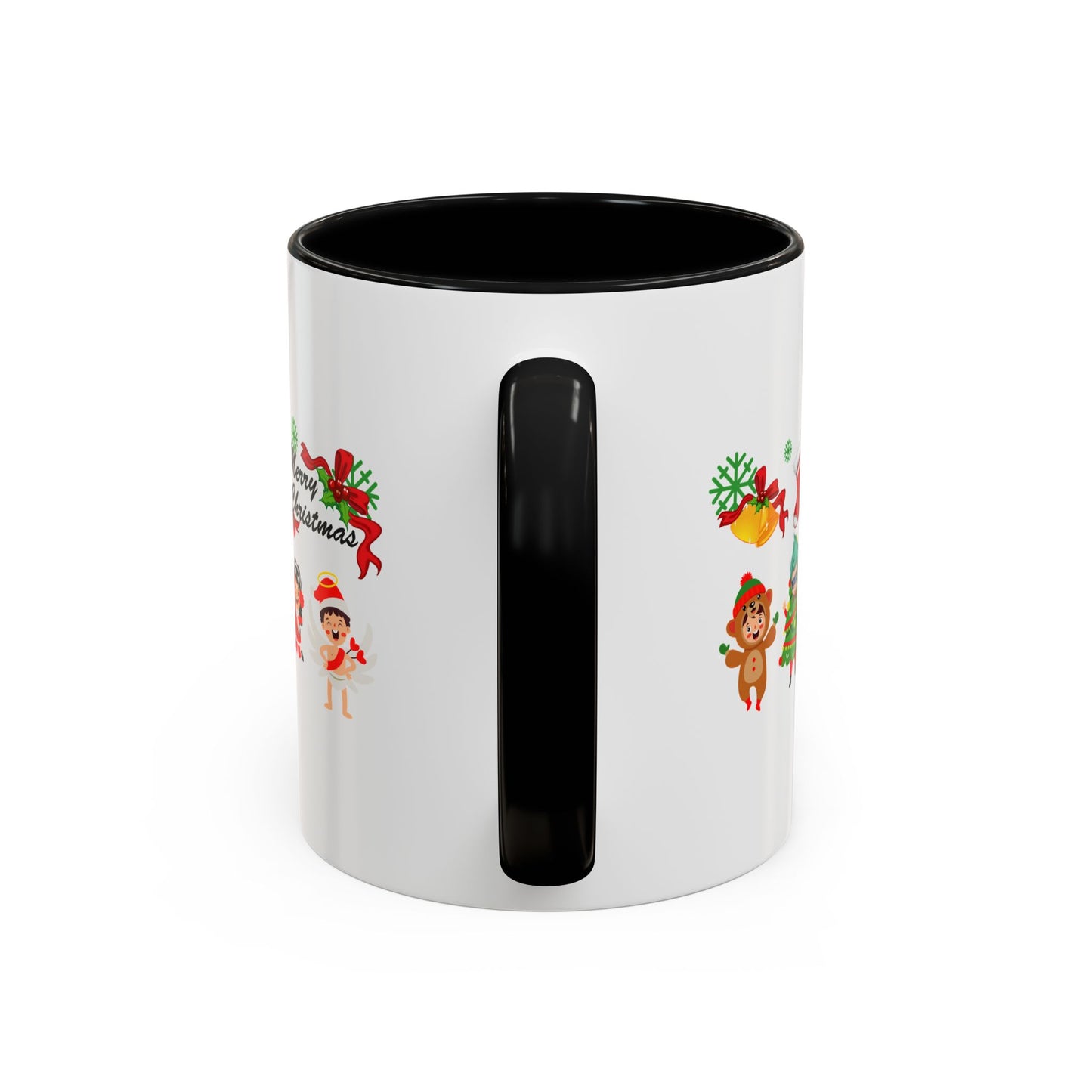 Accent Coffee Mug - Merry christmas from super kid