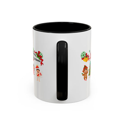 Accent Coffee Mug - Merry christmas from super kid - [[{"value":"Wonderwear Kid"}]]