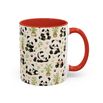 Accent Coffee Mug  (11/15 oz) - baby pandas
