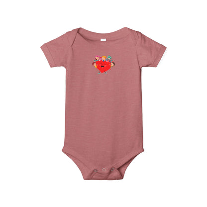 Infant Jersey One Piece - Valentines -  Super kiddo with friends - [[{"value":"Wonderwear Kid"}]]