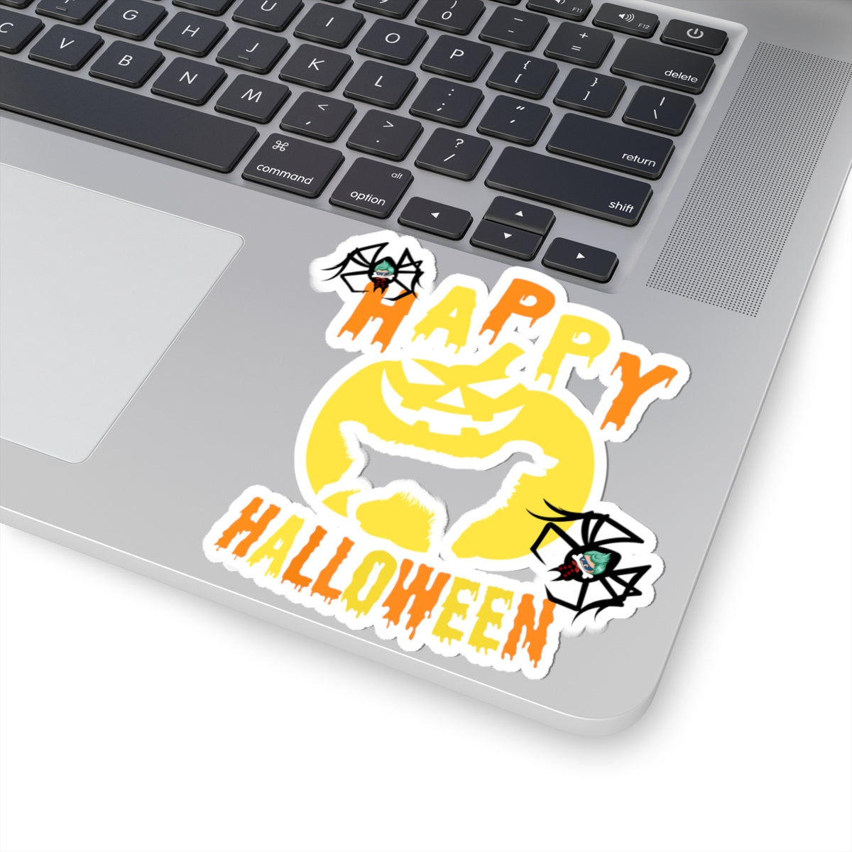 Kiss-Cut Stickers - Happy holloween Printify