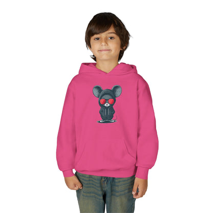 Kids Cool Mouse Hoodie Printify