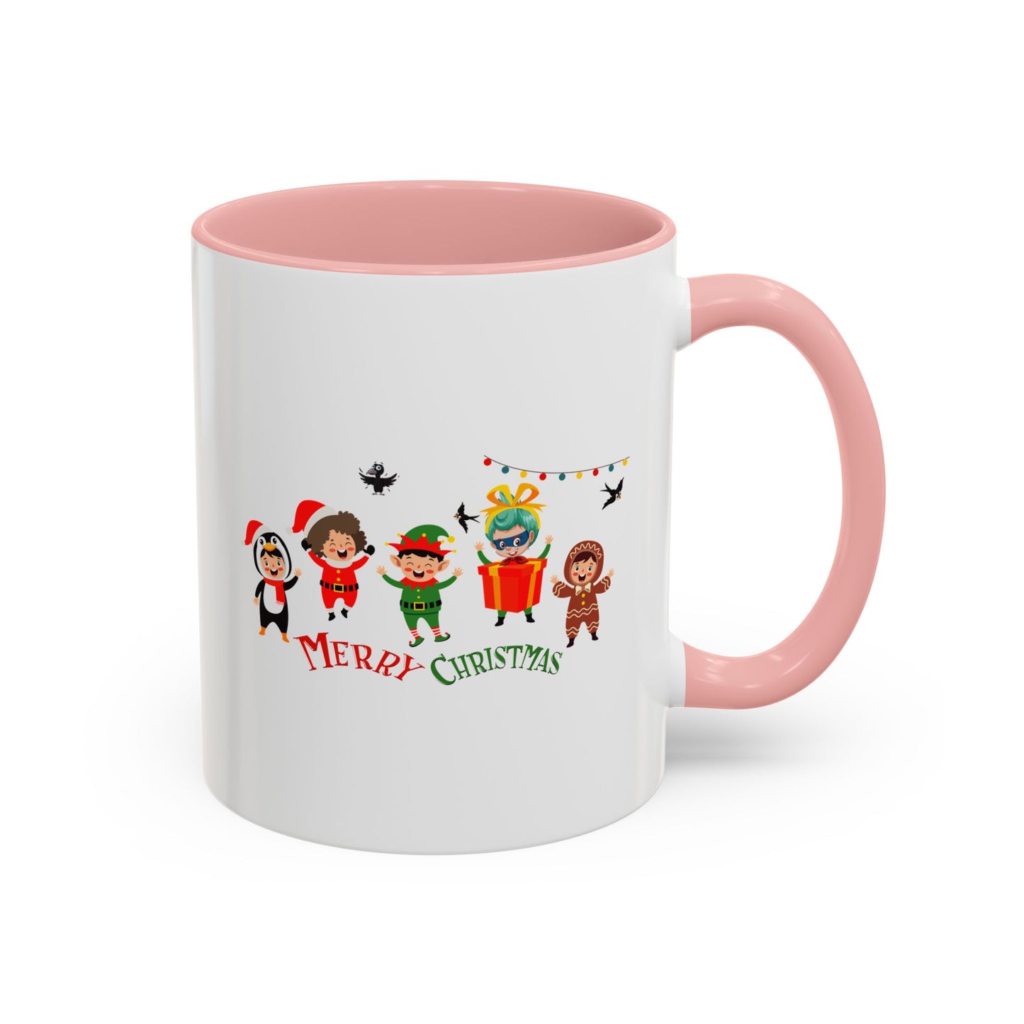 Accent Coffee Mug - Merry christmas by super kiddo and friends