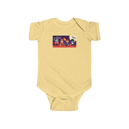 Infant Bodysuit - Super kiddo with friends on holloween - [[{"value":"Wonderwear Kid"}]]