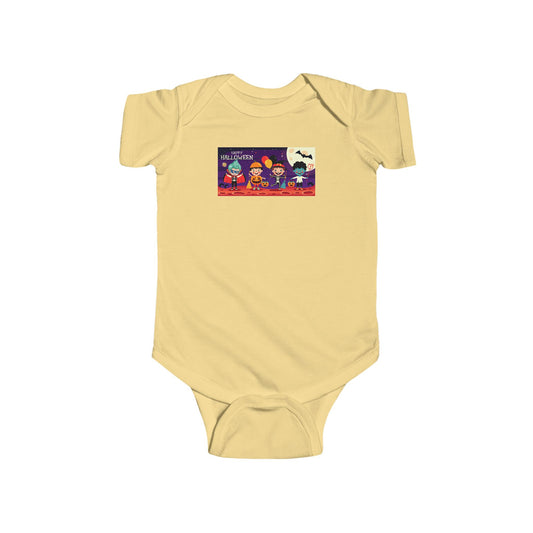 Infant Bodysuit - Super kiddo with friends on holloween - [[{"value":"Wonderwear Kid"}]]