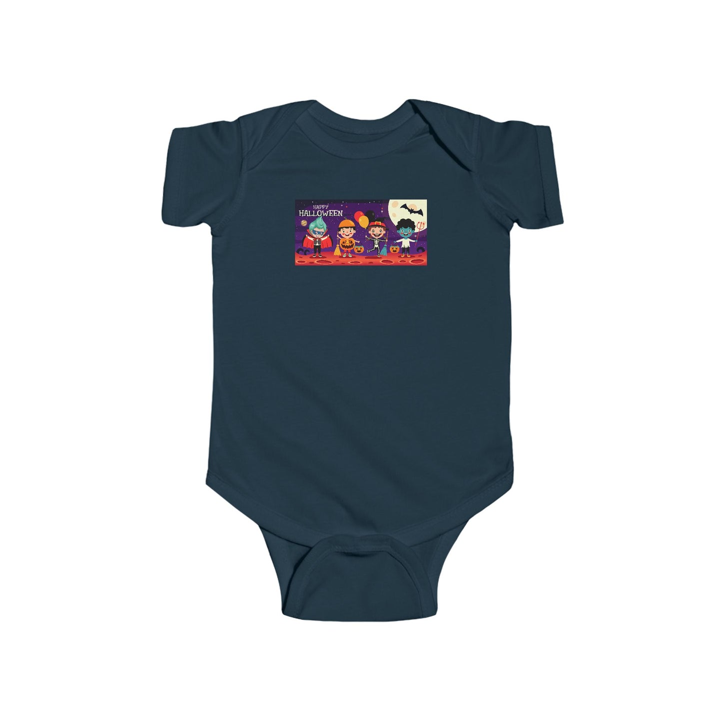 Infant Bodysuit - Super kiddo with friends on holloween - [[{"value":"Wonderwear Kid"}]]