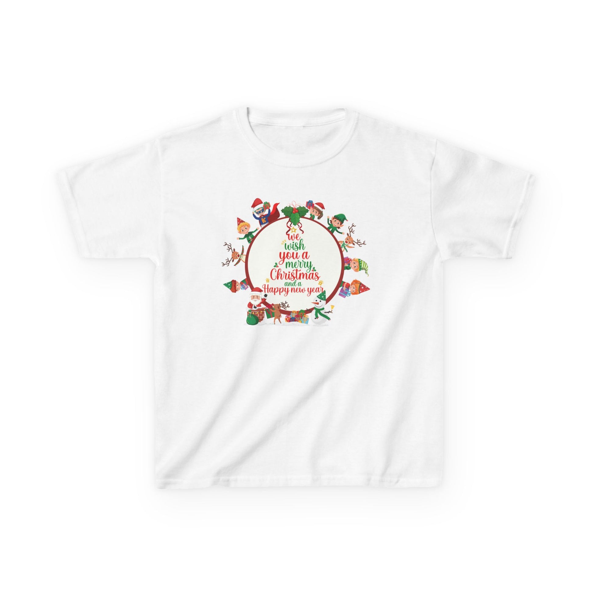 Kids Heavy Cotton™ Tee - We wish you a merry christmas - [[{"value":"Wonderwear Kid"}]]