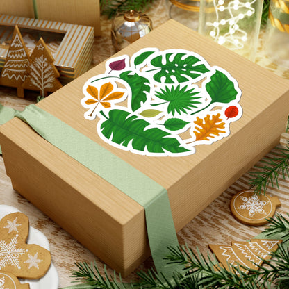 Kiss-Cut Vinyl Decals - Beautiful leaves Printify